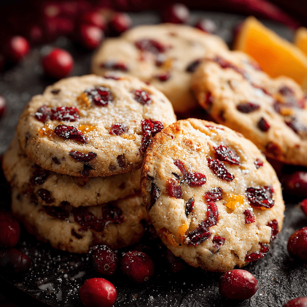 Christmas Cranberry Orange Cookies