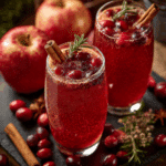 Cinnamon Apple Cranberry Mimosa