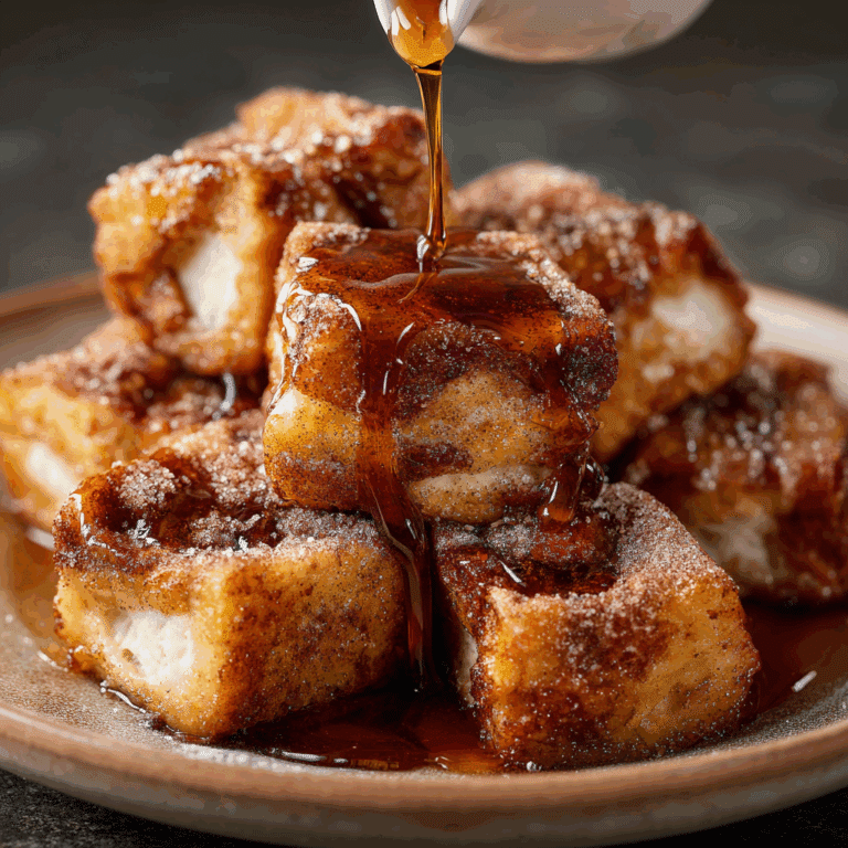 Cinnamon Roll French Toast Bites