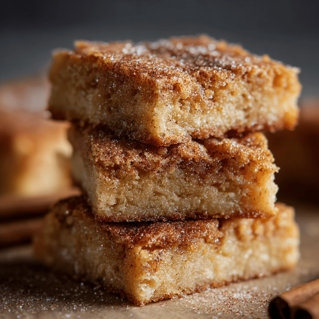 Cinnamon Sugar Blondies