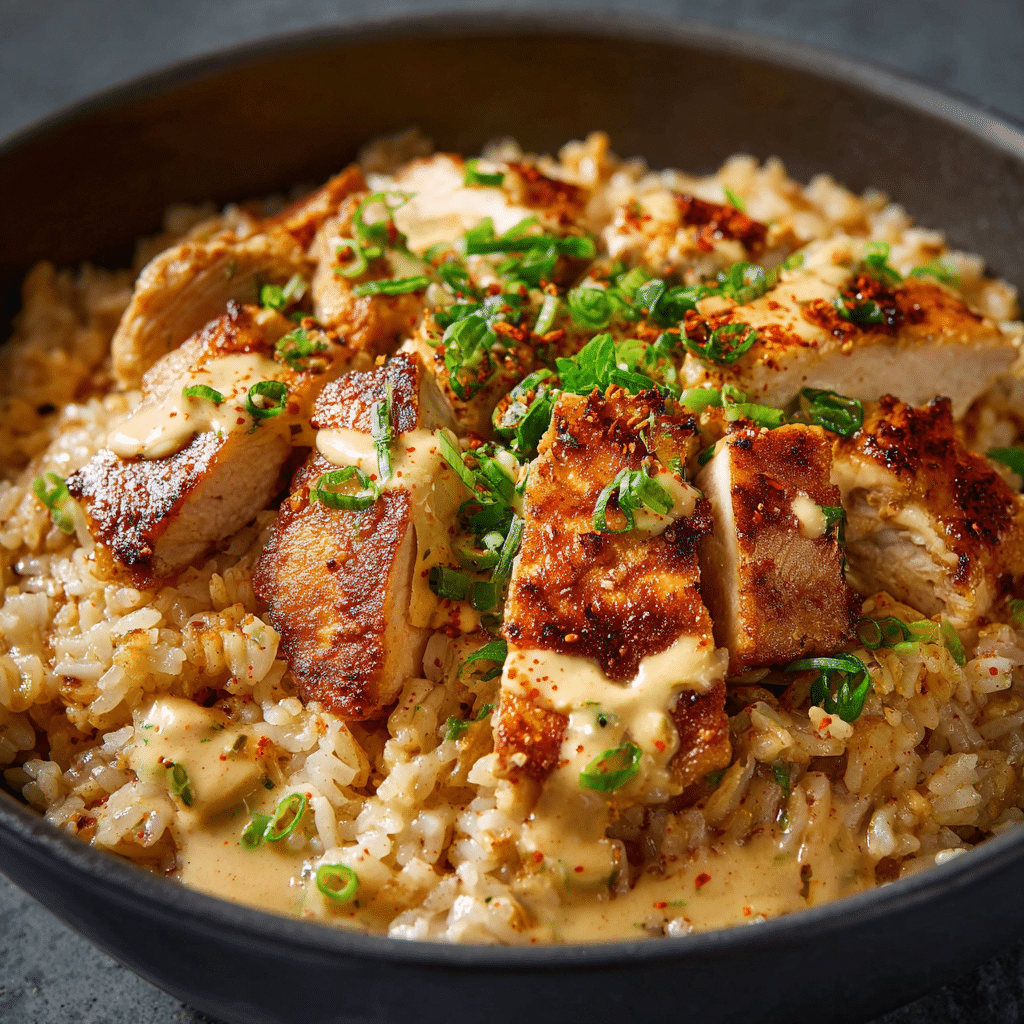 Creamy Cajun Chicken Rice