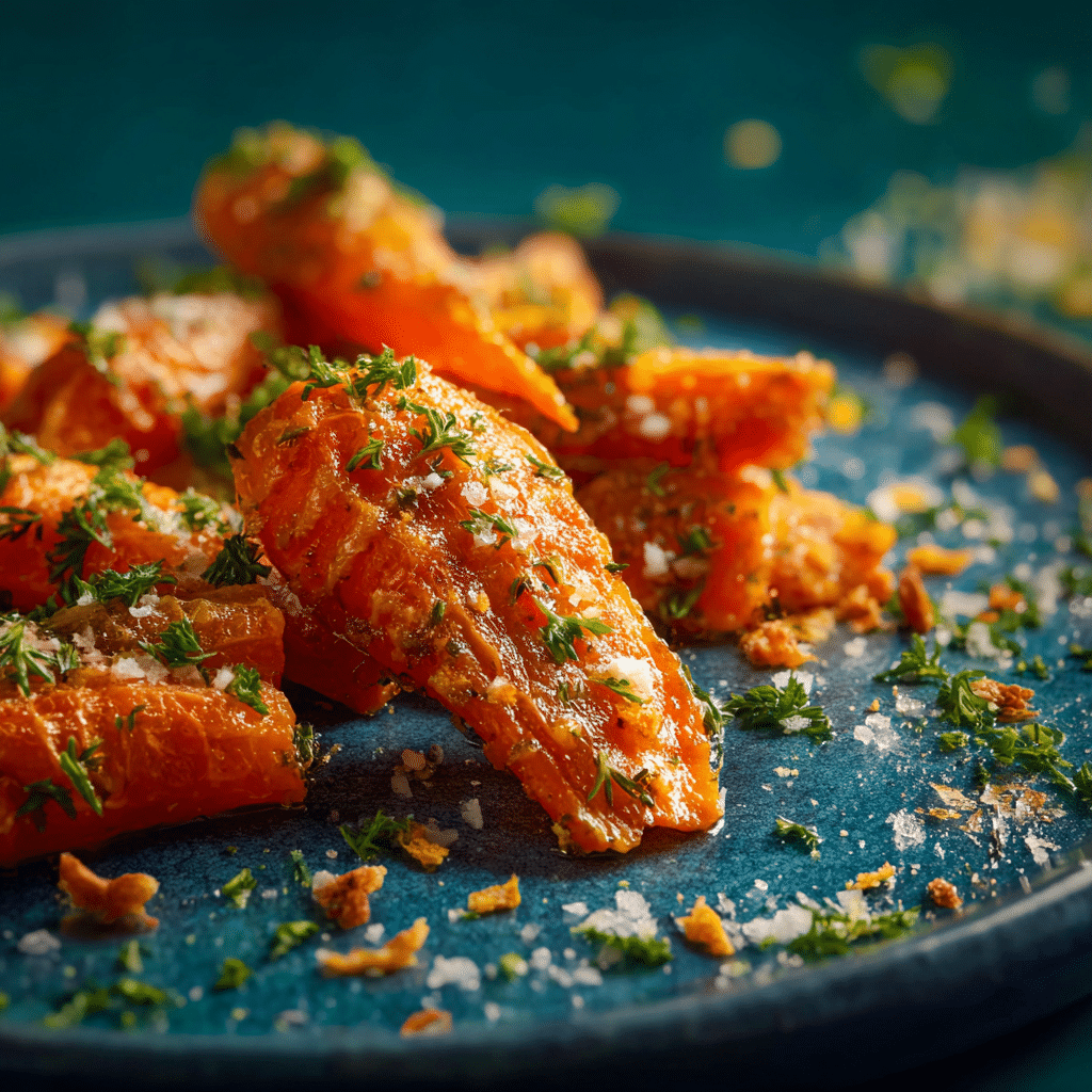 Easy Smashed Carrots