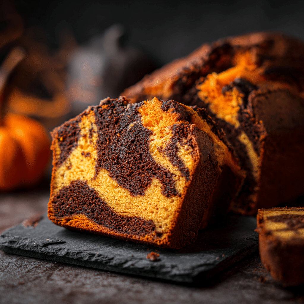 Halloween Marble Cake