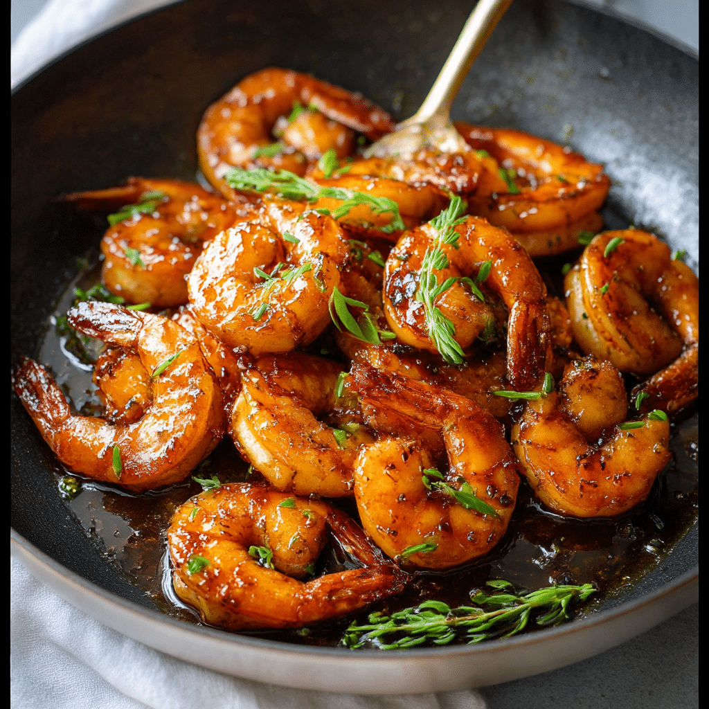 High Protein Honey Garlic Shrimp