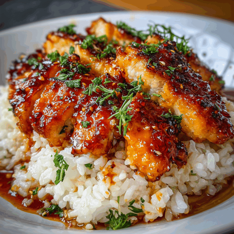 Honey BBQ Chicken Rice