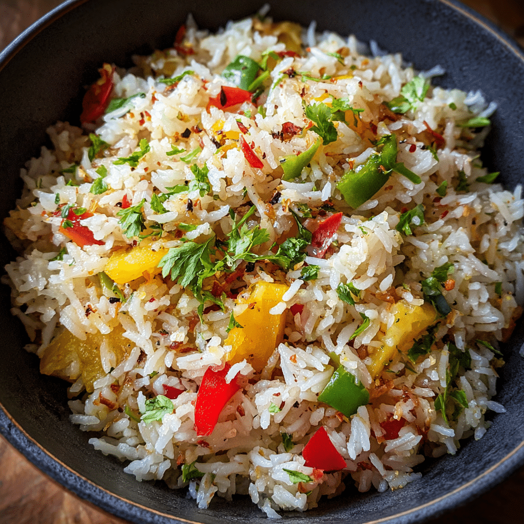 Island Coconut Pepper Rice