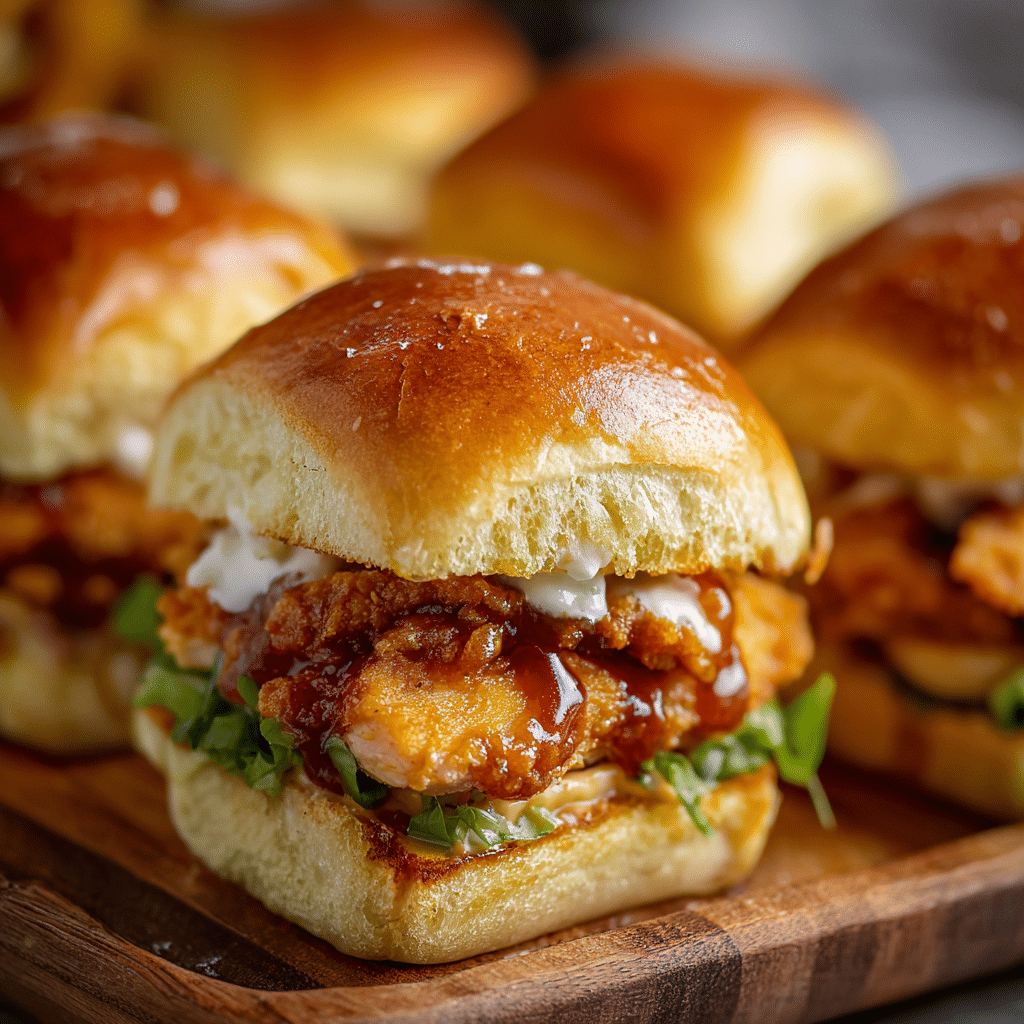 Maple Chicken Sliders