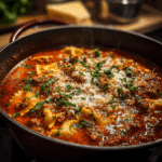 One-Pot Lasagna Soup