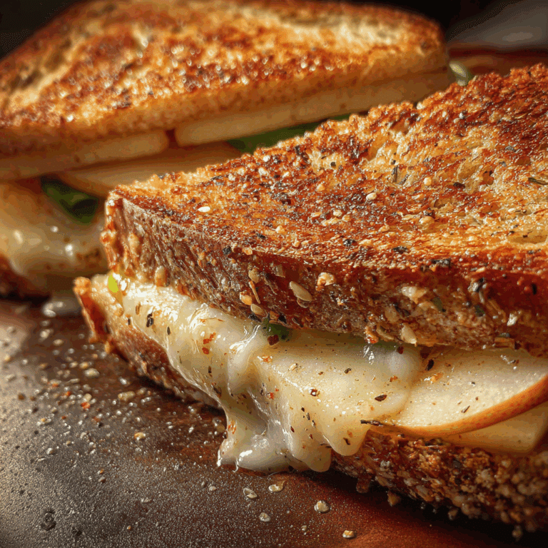 Pear Apple Grilled Cheese