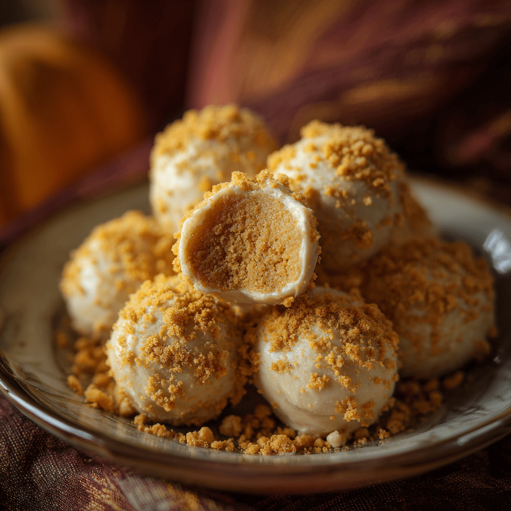 Pumpkin Cheesecake Truffles