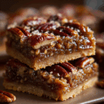 Salted Maple Pecan Pie Bars