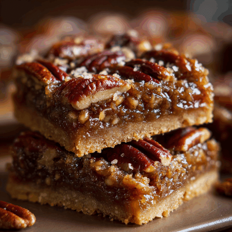 Salted Maple Pecan Pie Bars