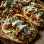 Sheet Pan Chicken Pitas with Herby Ranch