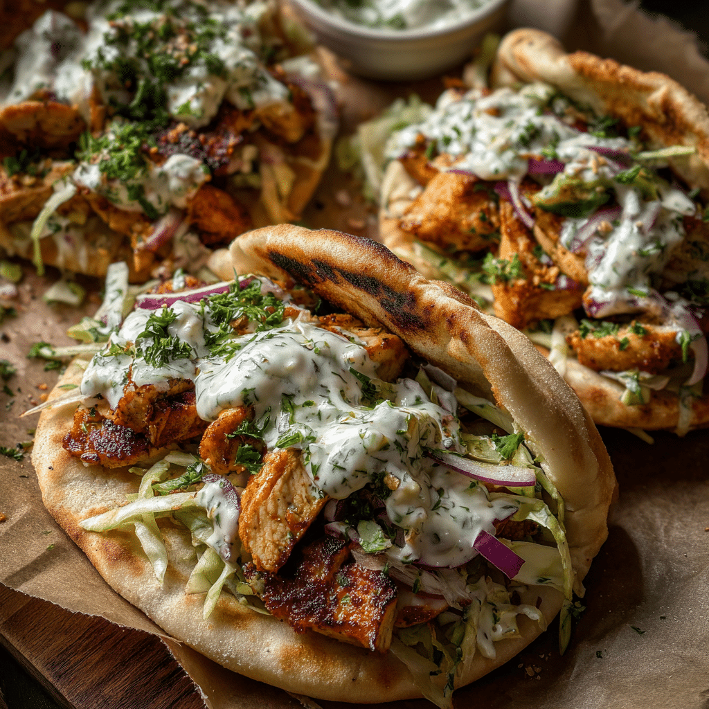 Sheet Pan Chicken Pitas with Herby Ranch