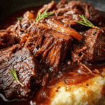 Slow Cooker Beef Manhattan