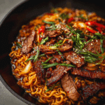 Spicy Korean Beef Noodles