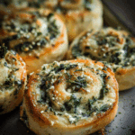Spinach Dip Pinwheels