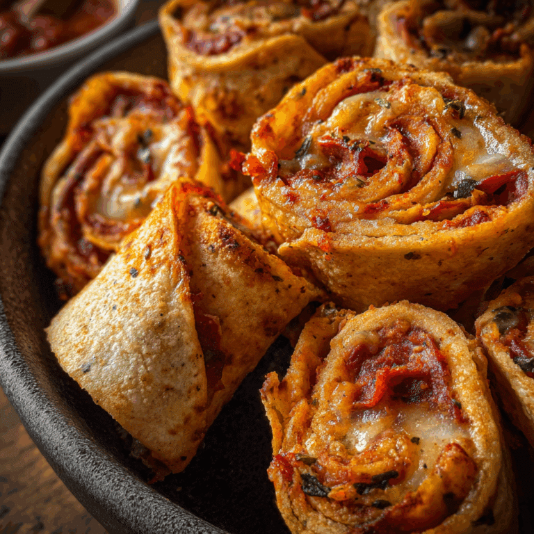 Tortilla Pizza Rolls